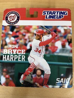 2017 Nationals BRYCE HARPER Starting Lineup WASHINGTON SAIC *READ*